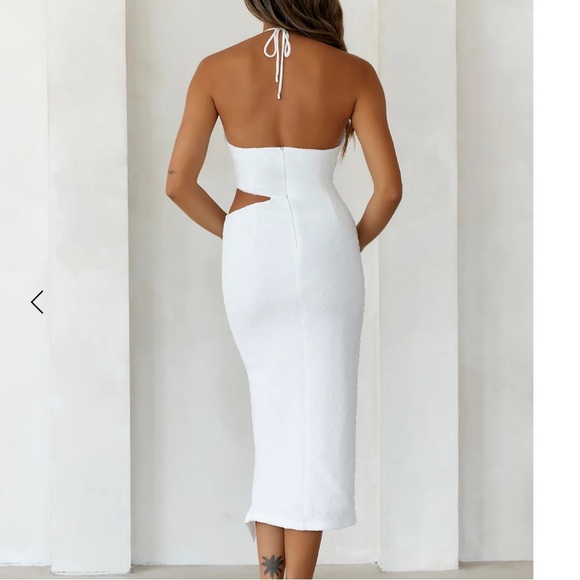 HELLO MOLLY PRETTIEST MOMENTS MIDI DRESS WHITE - Picture 3 of 7